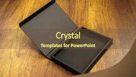  Presentation with black people boxing - Colorful presentation enhanced with blank black box mock up backdrop and a tawny brown colored foreground