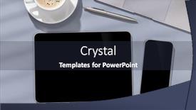  Presentation with blank - PPT theme with blank-black-screen-smartphone and a wine colored foreground