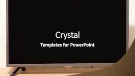  Presentation with black women advocate - Beautiful slides featuring blank black screen tv monitor backdrop and a black colored foreground