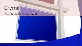  Presentation with red white blue - Theme with blank-blue-and-red-real background and a lemonade colored foreground