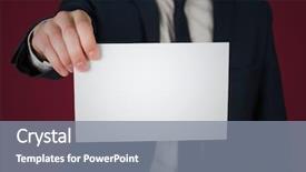  Presentation with maroon - Amazing theme having blank card against maroon backdrop and a gray colored foreground