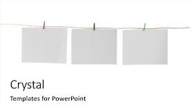  Presentation with space - Presentation theme with blank cards with copy space background and a white colored foreground