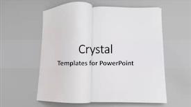  Presentation with brochure - Beautiful slides featuring blank catalog brochure magazines book backdrop and a white colored foreground