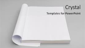  Presentation with brochure - Slides having blank catalog brochure magazines book background and a light gray colored foreground