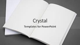  Presentation with brochure - Presentation having blank catalog brochure magazines book background and a  colored foreground