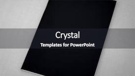  Presentation with brochure - Presentation theme enhanced with blank catalog brochure magazines book background and a wine colored foreground