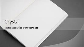  Presentation with brochure - Presentation theme consisting of blank catalog brochure magazines book background and a  colored foreground