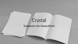  Presentation with magazines - PPT layouts having blank catalog magazines book mock background and a light gray colored foreground