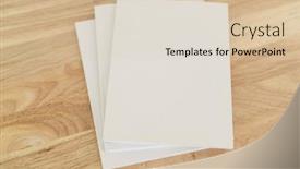  Presentation with magazines - Colorful presentation theme enhanced with blank-catalog-magazines-book-mock backdrop and a lemonade colored foreground