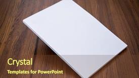  Presentation with magazines - Presentation design consisting of blank catalog magazines book mock background and a tawny brown colored foreground