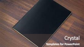  Presentation with magazines - Slide set featuring blank catalog magazines book mock background and a violet colored foreground