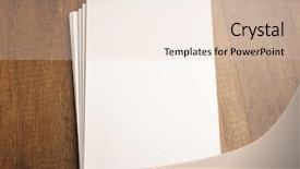  Presentation with magazines - Cool new slides with blank catalog magazines book mock backdrop and a  colored foreground