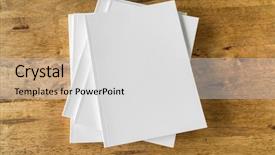  Presentation with magazines - Audience pleasing slides consisting of blank catalog magazines book mock backdrop and a  colored foreground