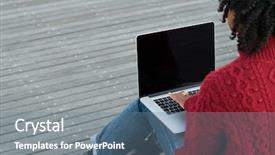  Presentation with rear view of bodyguard - Slides enhanced with blank check - rear view of young african background and a seafoam green colored foreground