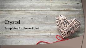  Presentation with valentines - Theme having blank check - valentines day background with handmade background and a light gray colored foreground