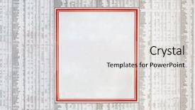  Presentation with page border - Presentation theme consisting of blank classified newspaper ad background and a light gray colored foreground