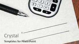  Presentation with contract - Slides enhanced with blank-contract-waiting background and a sky blue colored foreground