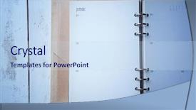  Presentation with dairy - Slides having history calendar - blank dairy old wooden table background and a  colored foreground