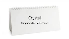  Presentation with blank backgroud - Amazing slide deck having blank desk calendar on white backdrop and a white colored foreground