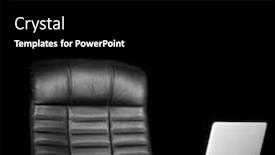  Presentation with desktop - Cool new PPT layouts with imac pc computer workspace - blank desktop on a black backdrop and a black colored foreground