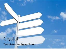 Direction Signs Blank Directional Arrow PPT template 45 | CrystalGraphics