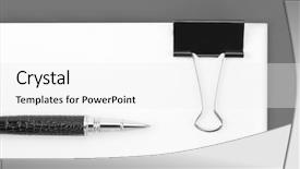  Presentation with legal document - Amazing presentation theme having blank document with paper backdrop and a white colored foreground