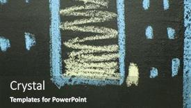  Presentation with green chalkboard - Beautiful PPT layouts featuring blank green chalkboard with traces backdrop and a dark gray colored foreground