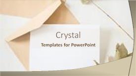  Presentation with greeting card - Slide deck having blank-greeting-card-invitation-mockup background and a lemonade colored foreground