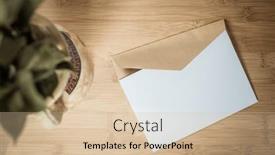  Presentation with greeting card - Slide deck consisting of blank-greeting-card-invitation-mockup background and a lemonade colored foreground