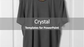  Presentation with blank - Amazing PPT layouts having blank-grey-t-shirt-hanging backdrop and a gray colored foreground