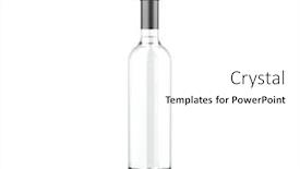  Presentation with liquor - Slides featuring blank-liquor-bottle-drink-product background and a white colored foreground