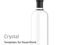  Presentation with liquor - Beautiful PPT theme featuring blank-liquor-bottle-drink-product backdrop and a white colored foreground