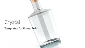  Presentation with liquor - Cool new theme with blank-liquor-bottle-drink-product backdrop and a white colored foreground