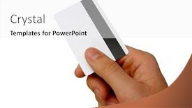 Presentation with magnetic - PPT theme having blank magnetic card background and a white colored foreground