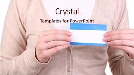  Presentation with clothes - Amazing slide deck having blank nametag on girl's backdrop and a lemonade colored foreground