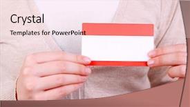  Presentation with clothes - Theme having blank nametag on girl's background and a lemonade colored foreground