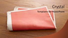  Presentation with christmas blank wooden signboard - Cool new slide set with blank newspaper on the wooden backdrop and a lemonade colored foreground