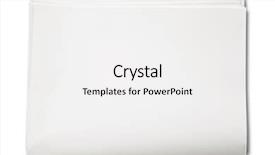  Presentation with clipping - Slides having blank newspaper on white background and a white colored foreground