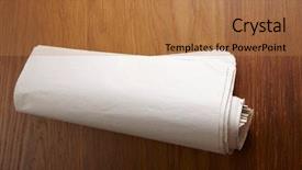  Presentation with copy space leadership - Presentation consisting of blank newspaper with copy space background and a coral colored foreground