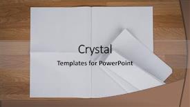  Presentation with newspaper - Slide deck with blank newspaper with empty space background and a  colored foreground