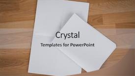  Presentation with christmas empty blank letter - Presentation design featuring blank newspaper with empty space background and a light gray colored foreground