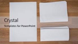  Presentation with page - PPT layouts featuring blank newspaper with empty space background and a  colored foreground
