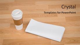  Presentation with page - Amazing slide set having blank newspaper with empty space backdrop and a  colored foreground