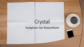  Presentation with christmas empty blank letter - Slide set consisting of blank newspaper with empty space background and a  colored foreground