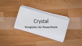  Presentation with newspaper - Cool new slide deck with blank newspaper with empty space backdrop and a  colored foreground