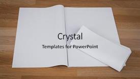  Presentation with christmas empty blank letter - Beautiful PPT layouts featuring blank newspaper with empty space backdrop and a  colored foreground