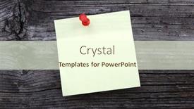  Presentation with note - Theme enhanced with blank-note-is-pinned background and a cream colored foreground