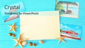  Presentation with notepad - Amazing presentation theme having blank notepad page and cute backdrop and a arctic colored foreground