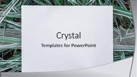  Presentation with green - Slide set enhanced with blank on the green grass background and a white colored foreground