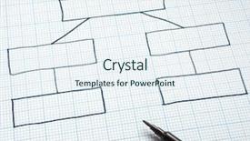  Presentation with organization - Colorful theme enhanced with blank organization chart drawn backdrop and a sky blue colored foreground